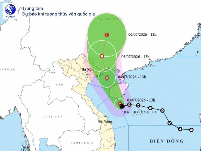 Đường đi của bão Maysak