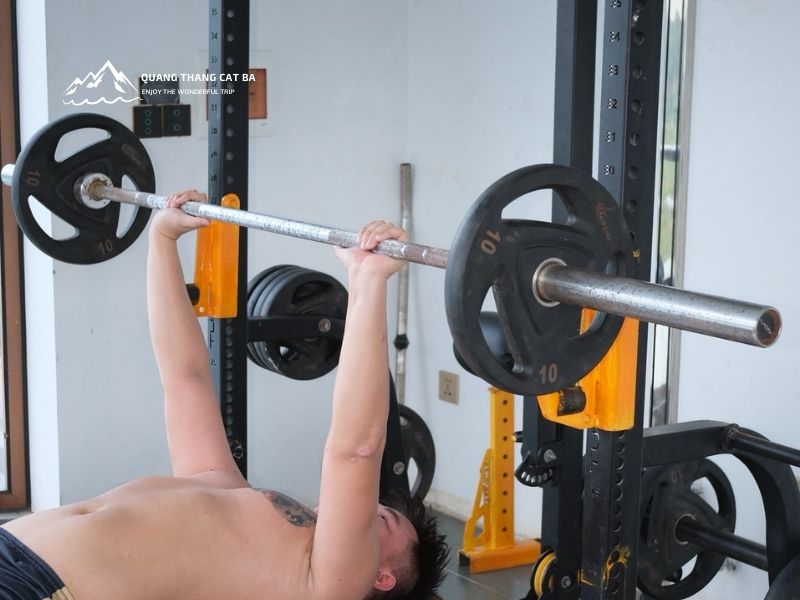 gym at The Eden Hotel Cat Ba 
