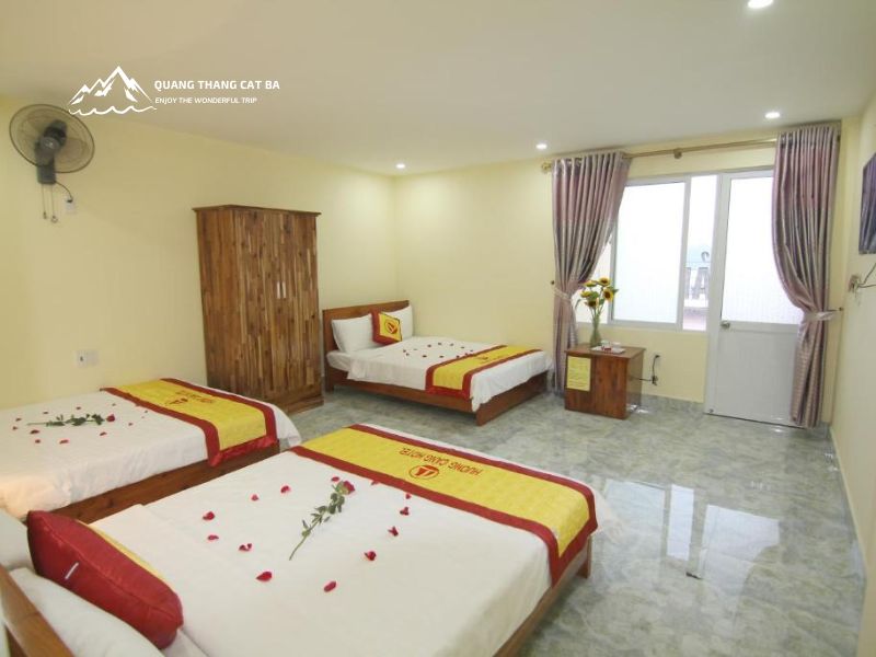 Phòng của Hương Cảng Sea View Hotel Cát Bà