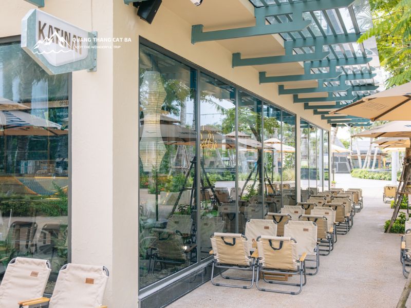 The outdoor space of KATINAT Cat Ba