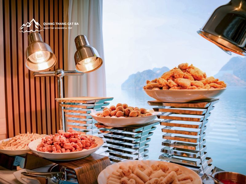 a premium buffet lunch