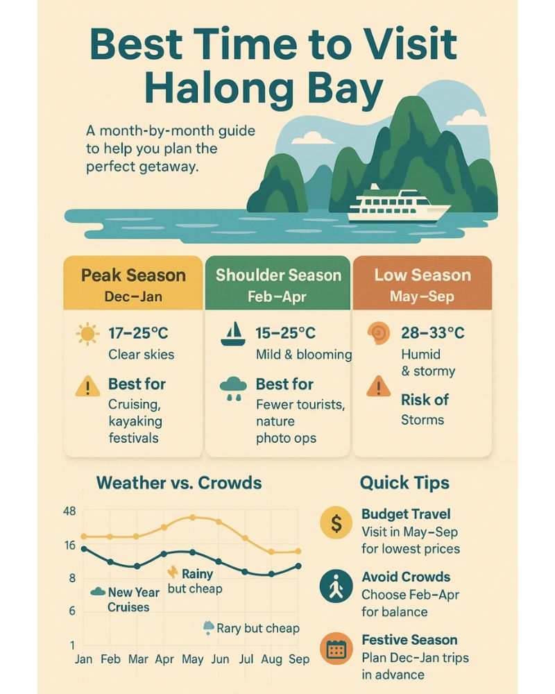 Best time to vist Ha Long Bay