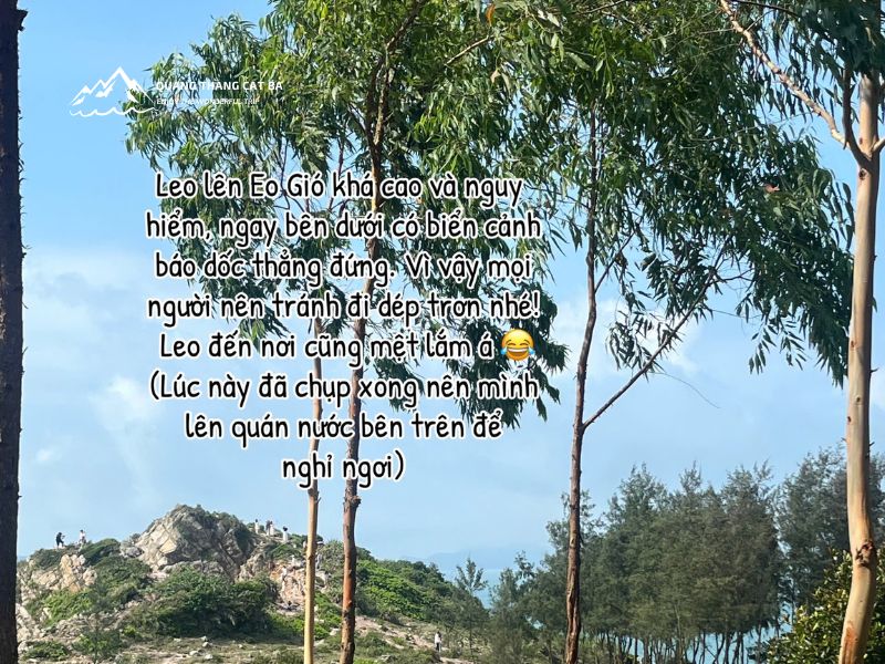 Lưu ý khi đi lên Eo Gió (nguồn Em_be_zang_tho)