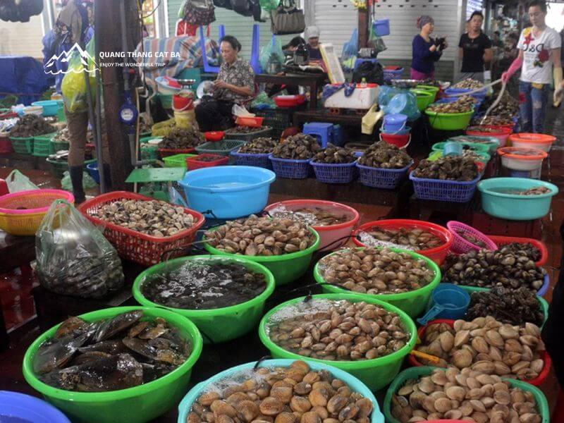 Chợ hải sản Cát Bà