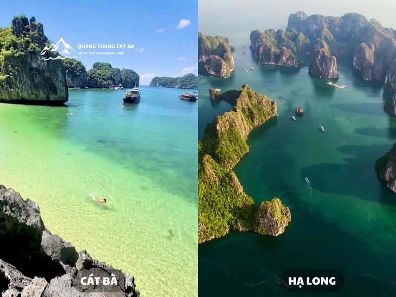 Cát Bà và Hạ Long