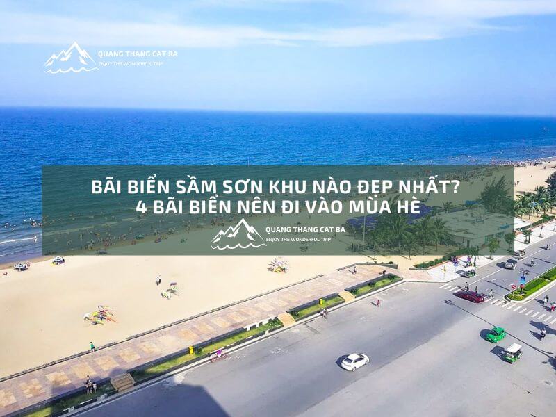 Bãi biển sầm sơn khu nào đẹp nhất?