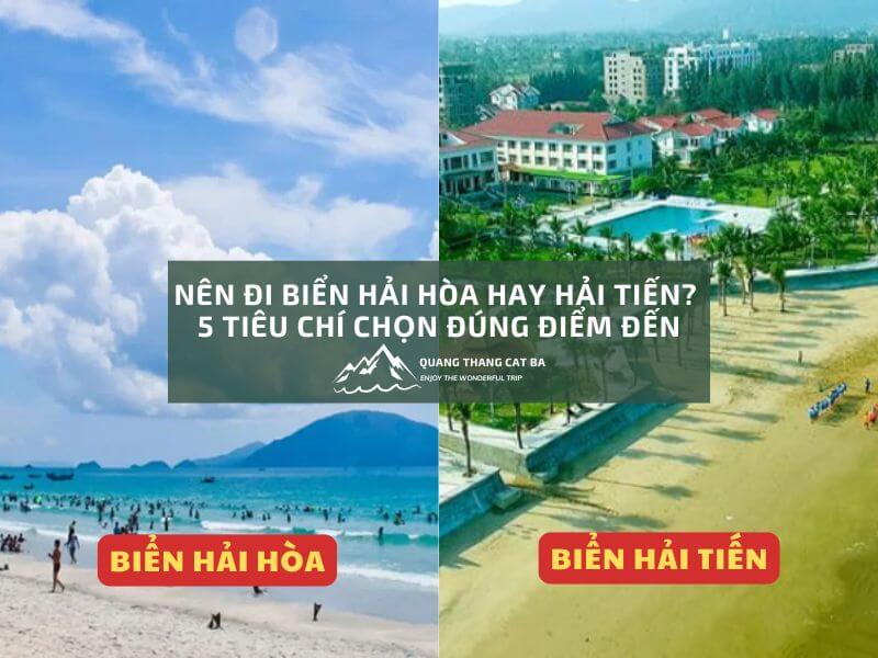 nên đi biển hải hòa hay biển hải tiến 1
