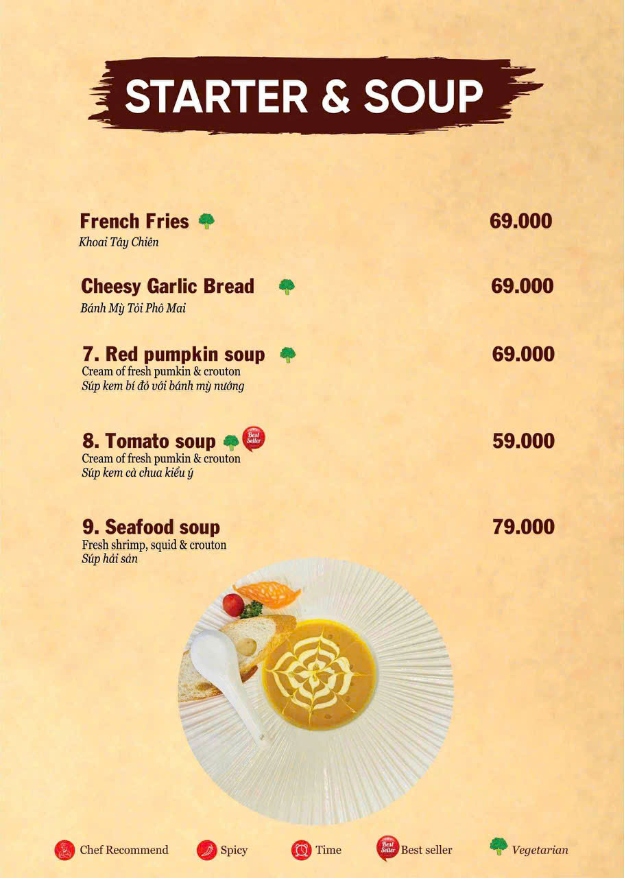 The Bigman Bar menu 2