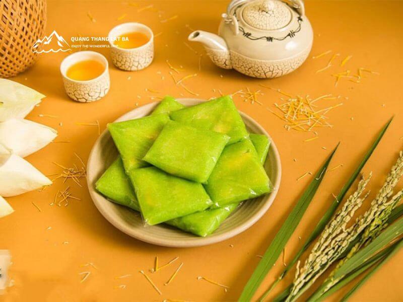 bánh cốm dẹp