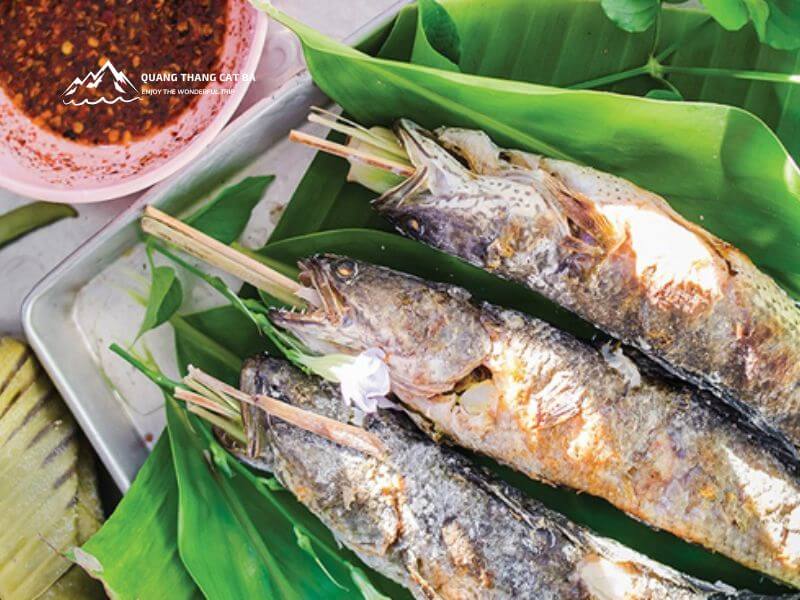 Cá lóc nướng trui