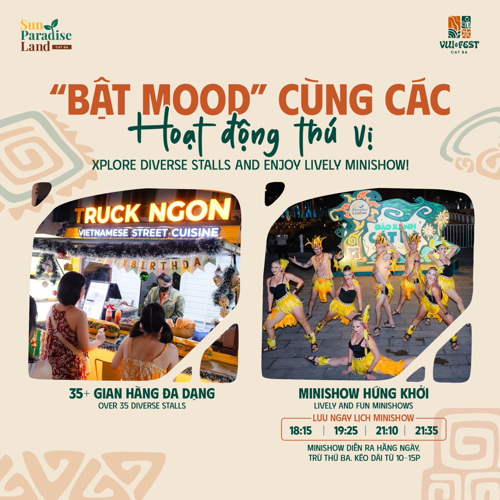 Concept độc lạ tại Vui Fest Cát Bà