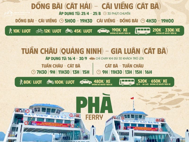 Cat Ba Ferry