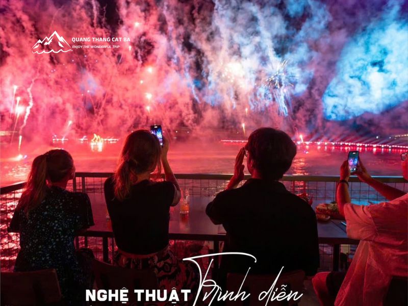 Địa điểm ngắm pháo hoa Cát Bà