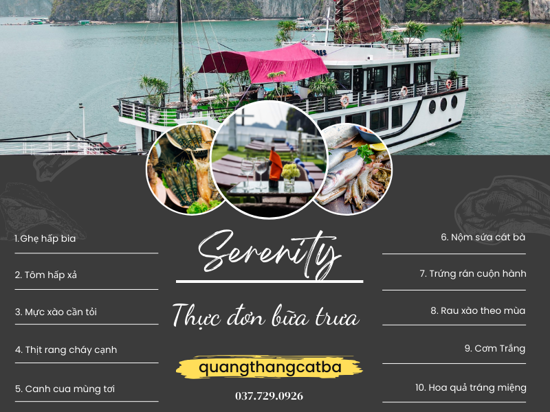 du thuyền serenity premium 4 sao 4