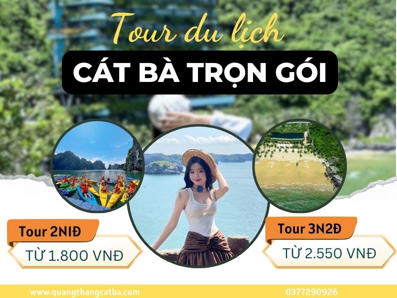 tour du lịch cát bà - xe khách Hà Nội đi Cát Bà