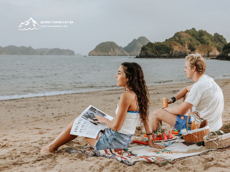 Chill nhẹ nhàng trên bề biển Cát Ông