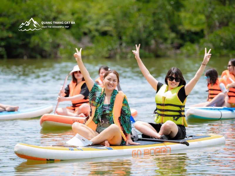 Paddle a Bamboo Boat or SUP Through Narrow Waterways