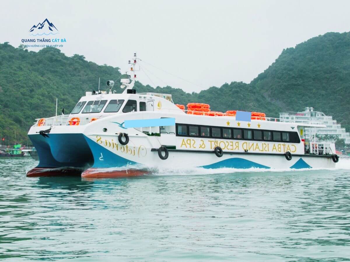 Tàu cao tốc đi Cát Bà