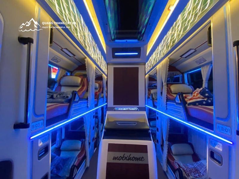 Xe cabin giường nằm Cát Bà đi Sapa đi thẳng