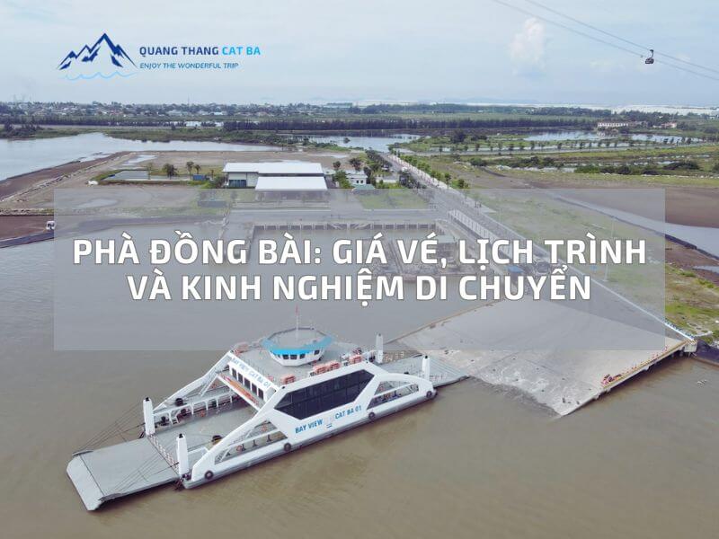 phà đồng bài cát bà 1