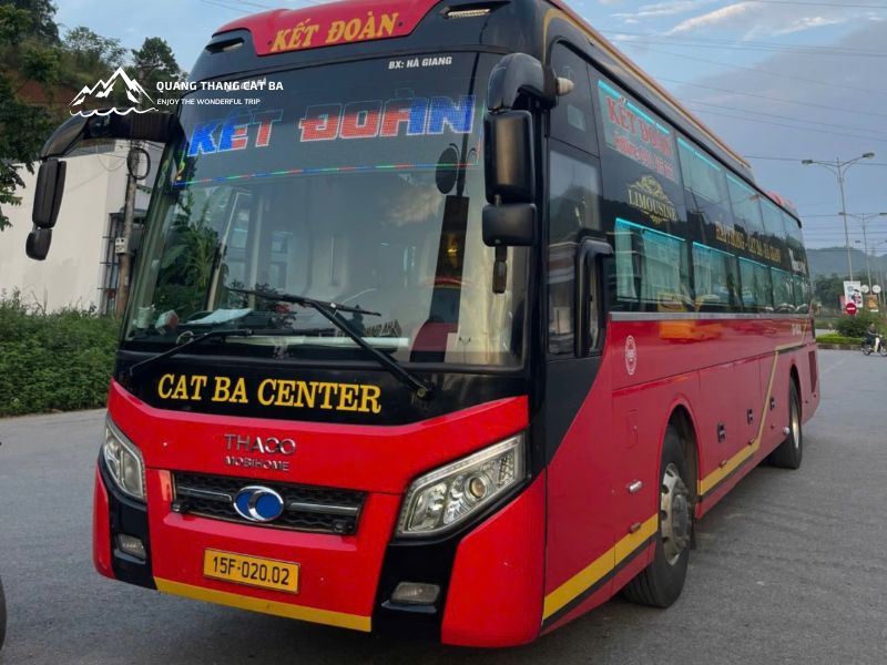 Ha Giang to Cat Ba Bus 1