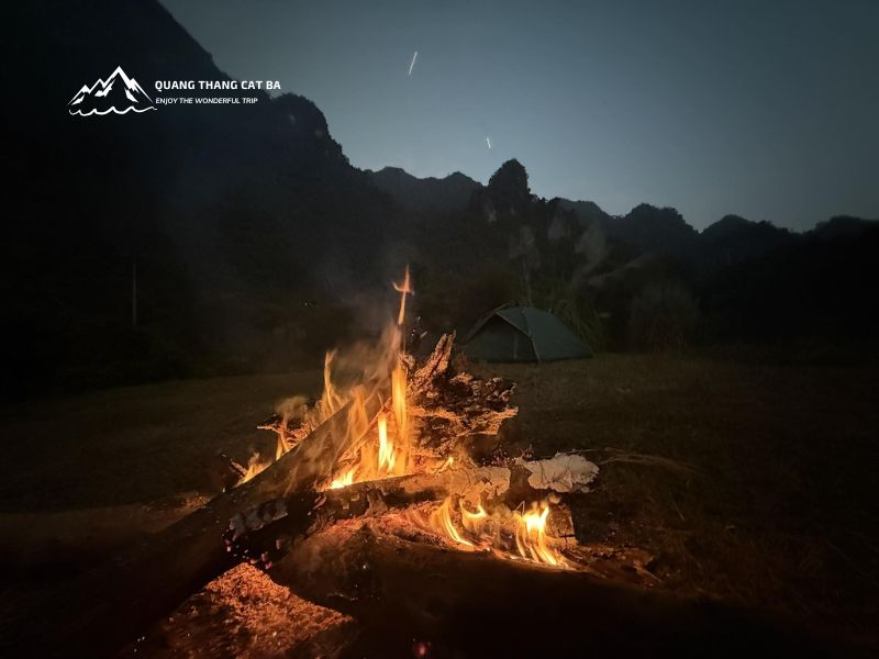 Campfire & BBQ dinner