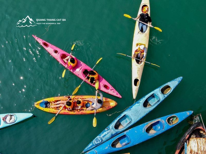 chèo kayak vịnh lan hạ