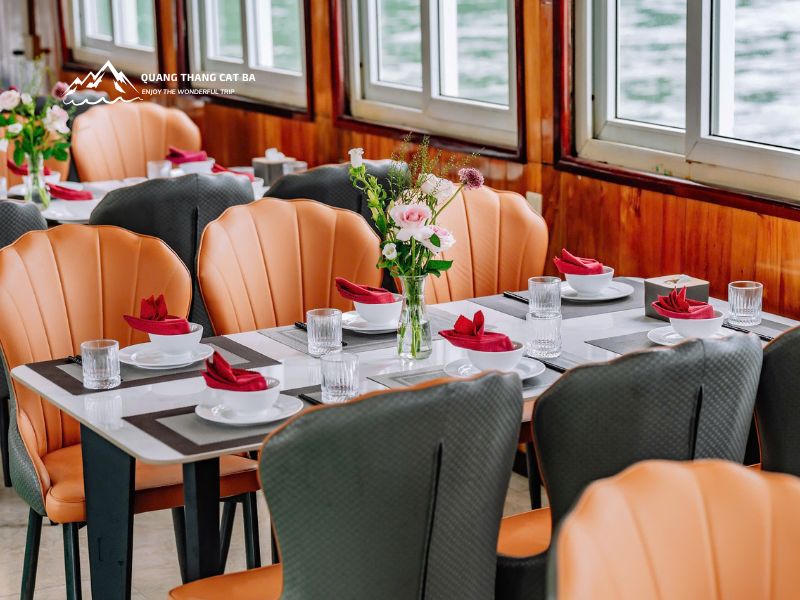Lunch onboard