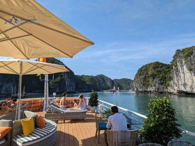 Sunset on Lan Ha Bay Cruise