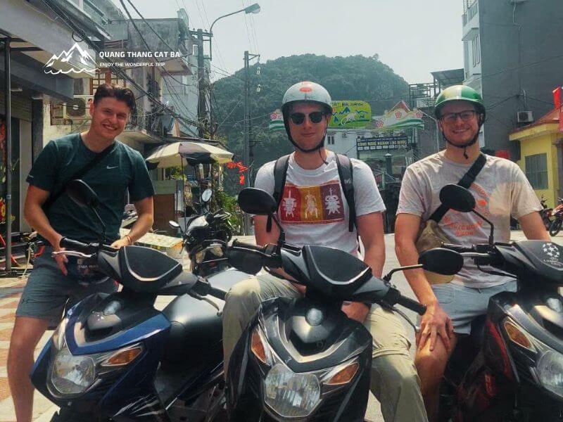 ha long to cat ba by motorbike