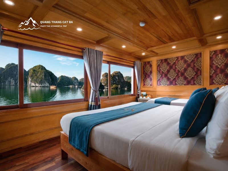  Overnight stay on Lan Ha Bay cruise