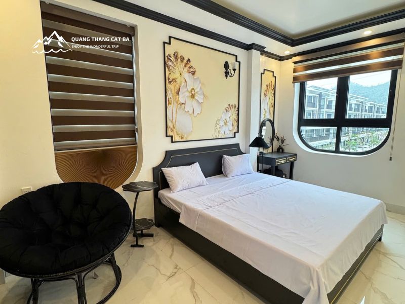 Phòng ngủ tại Cam Villa