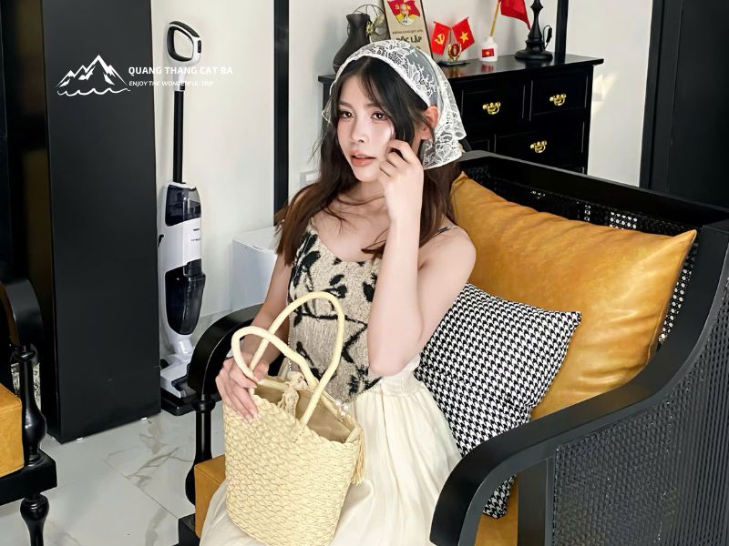 Từng góc nhỏ của Cam Villa được trang trí tinh tế mang lại góc chụp siêu đẹp