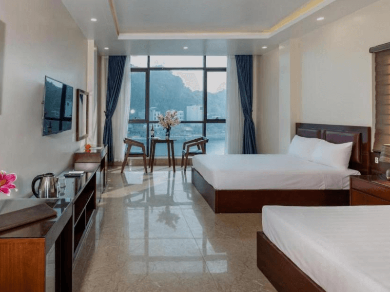 aroma cát bà hotel view biển 2