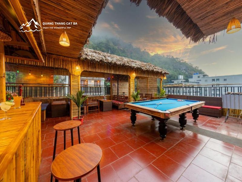 Rooftop Space at Cannon Fort Cat Ba Hotel