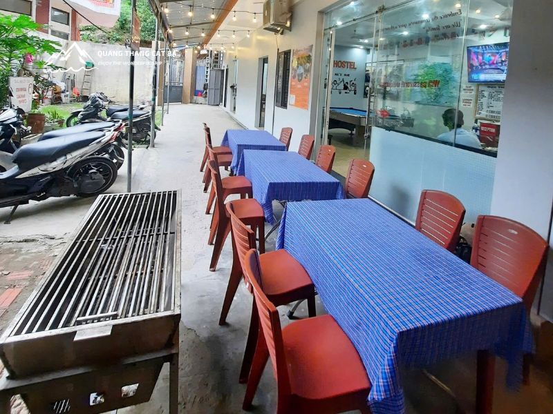 Hỗ trợ khu vực nướng BBQ lên tới 40 khách
